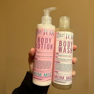 Miim Miic No. 108 WARM VANILLA SYRUP Body Lotion & Body Wash